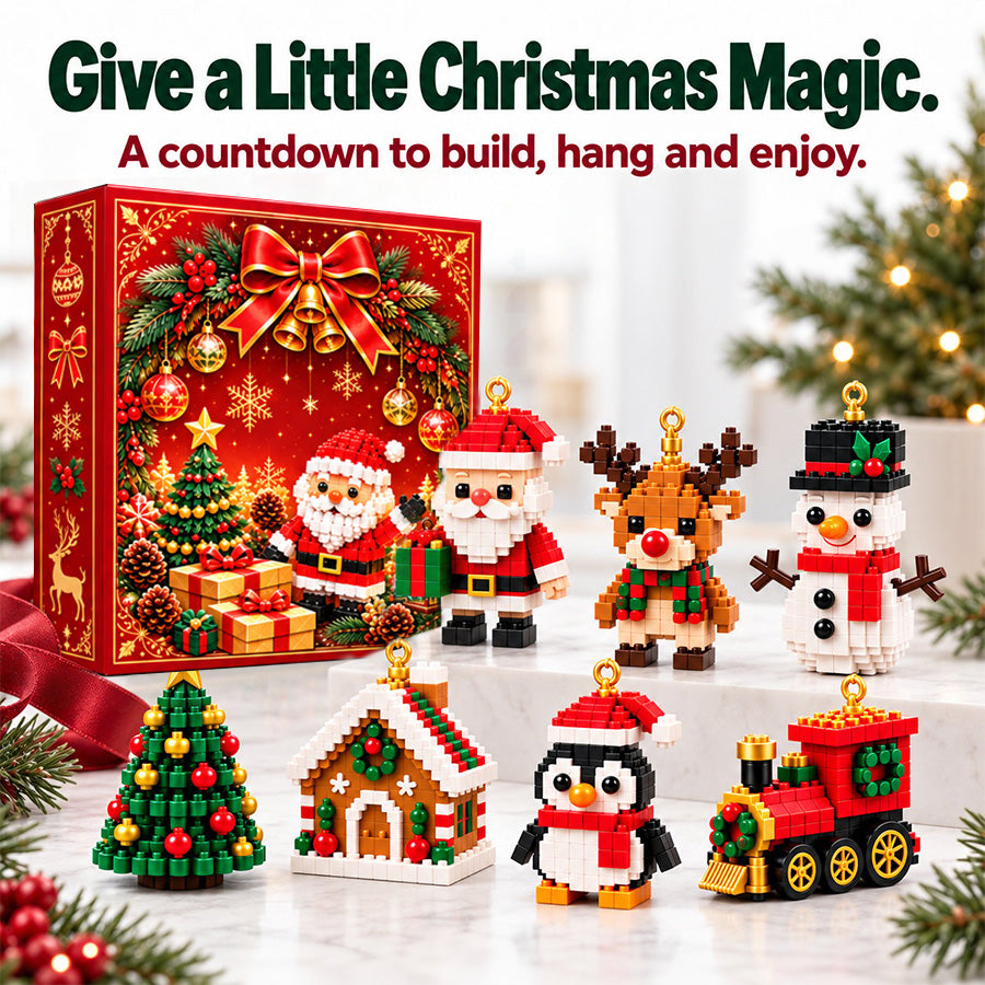 Christmas Countdown Brick Building Advent Calendar For Families