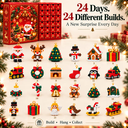 Christmas Countdown Brick Building Advent Calendar For Families