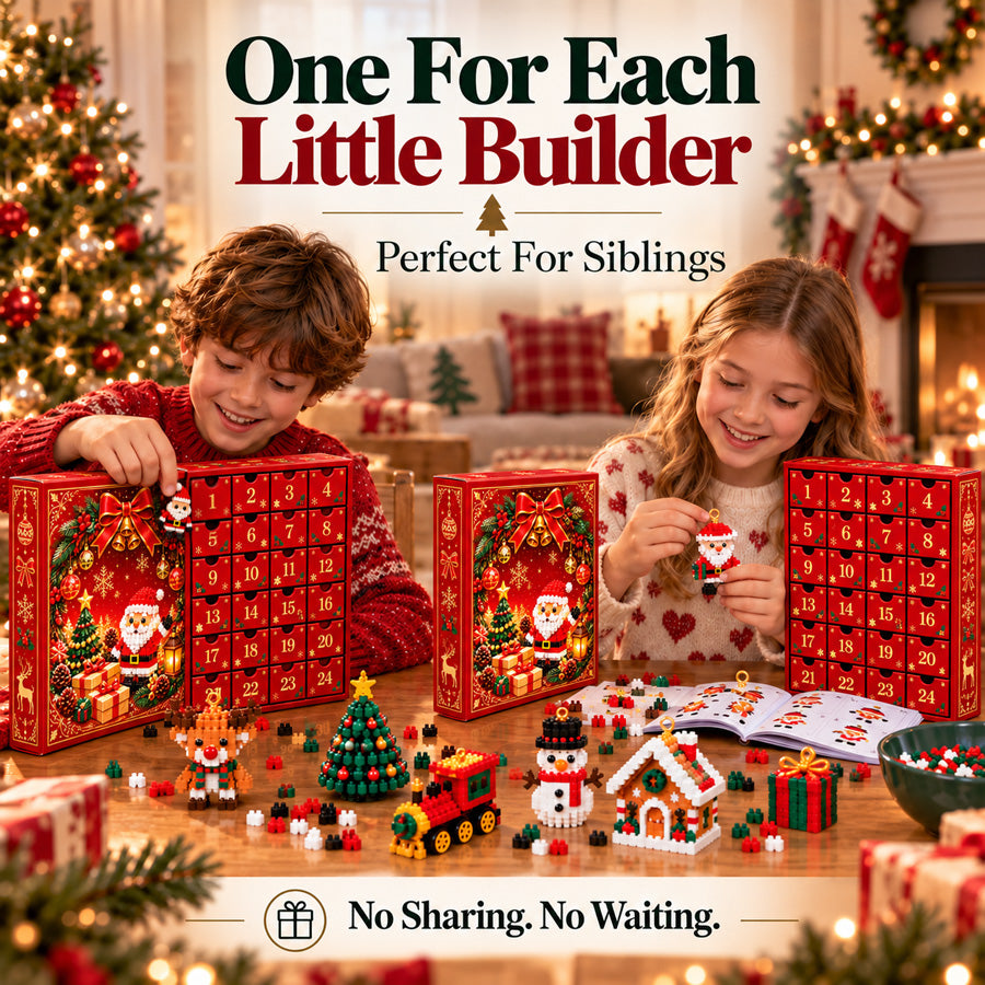 Christmas Countdown Brick Building Advent Calendar For Families