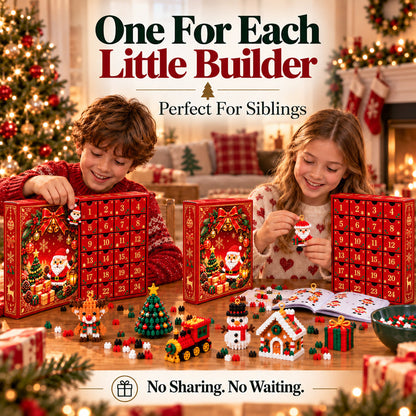 Christmas Countdown Brick Building Advent Calendar For Families