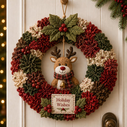 3D Fabric Poke Wreath DIY Kit - product view 20