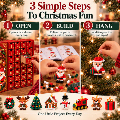 Christmas Countdown Brick Building Advent Calendar For Families