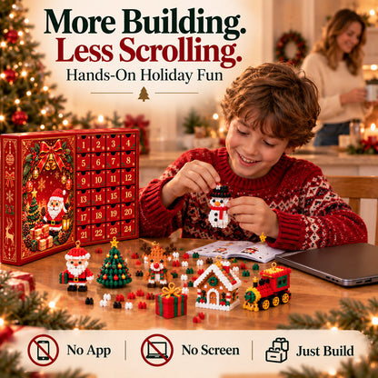Christmas Countdown Brick Building Advent Calendar For Families