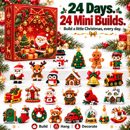 Christmas Countdown Brick Building Advent Calendar For Families