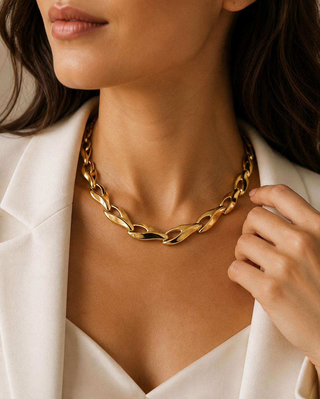 Sculpted Aura Necklace