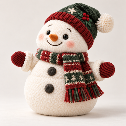 Festive Snowman Plush Toy