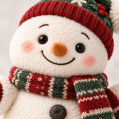 Festive Snowman Plush Toy