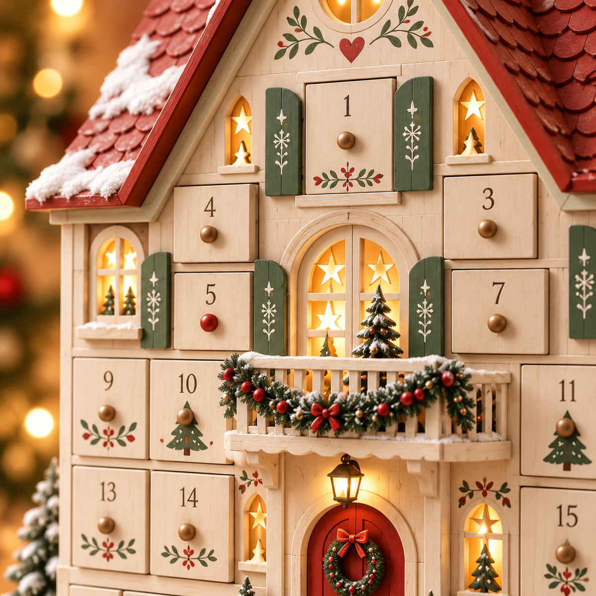 Christmas Advent Calendar House