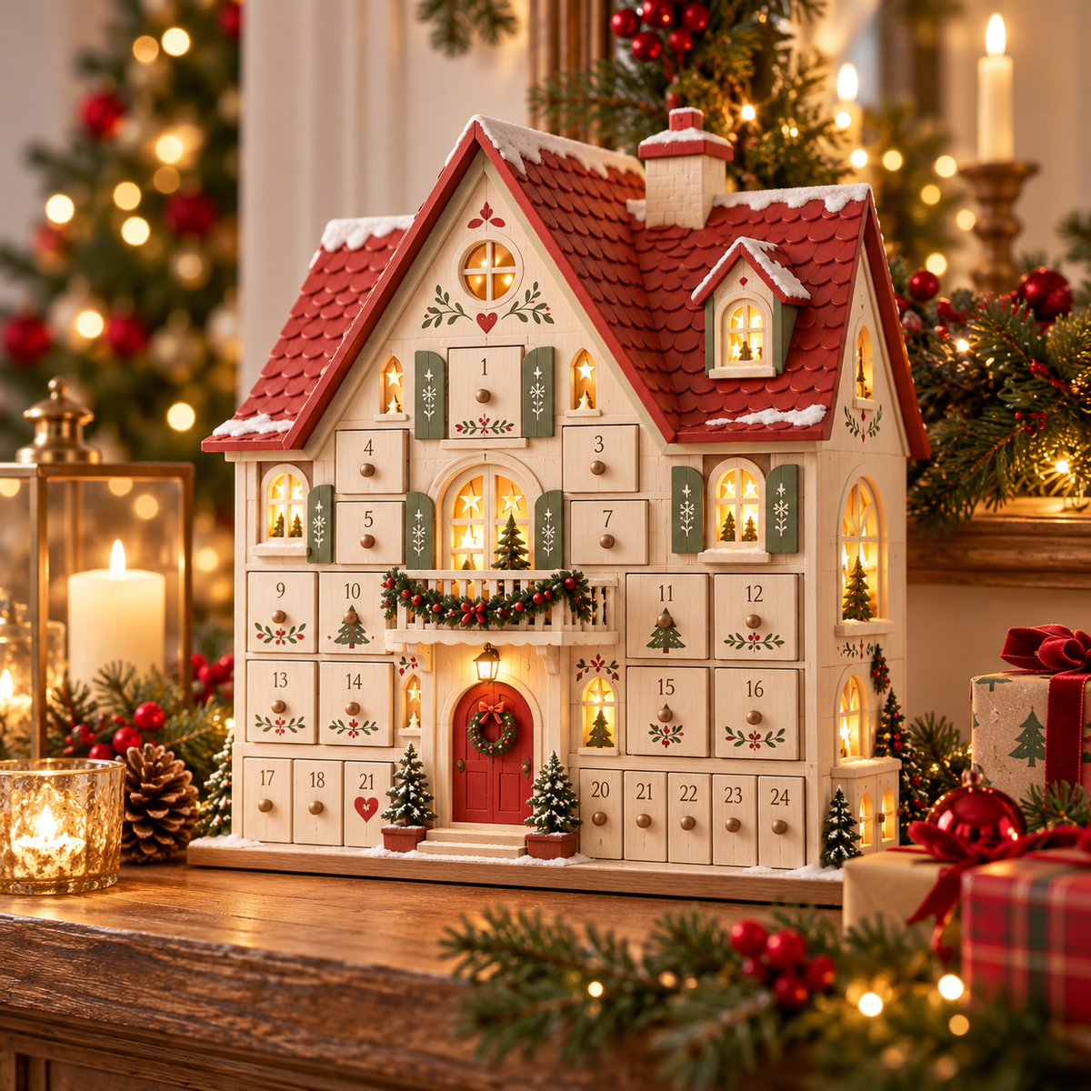 Christmas Advent Calendar House