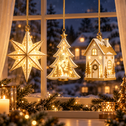 LED Christmas Window Lights