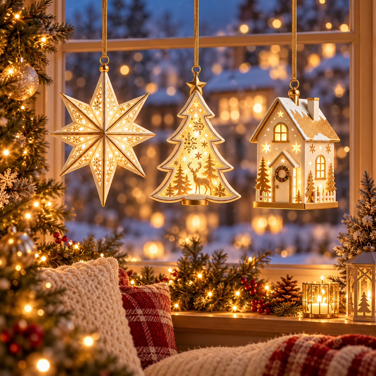 LED Christmas Window Lights