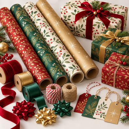 Christmas Gift Wrapping Kit
