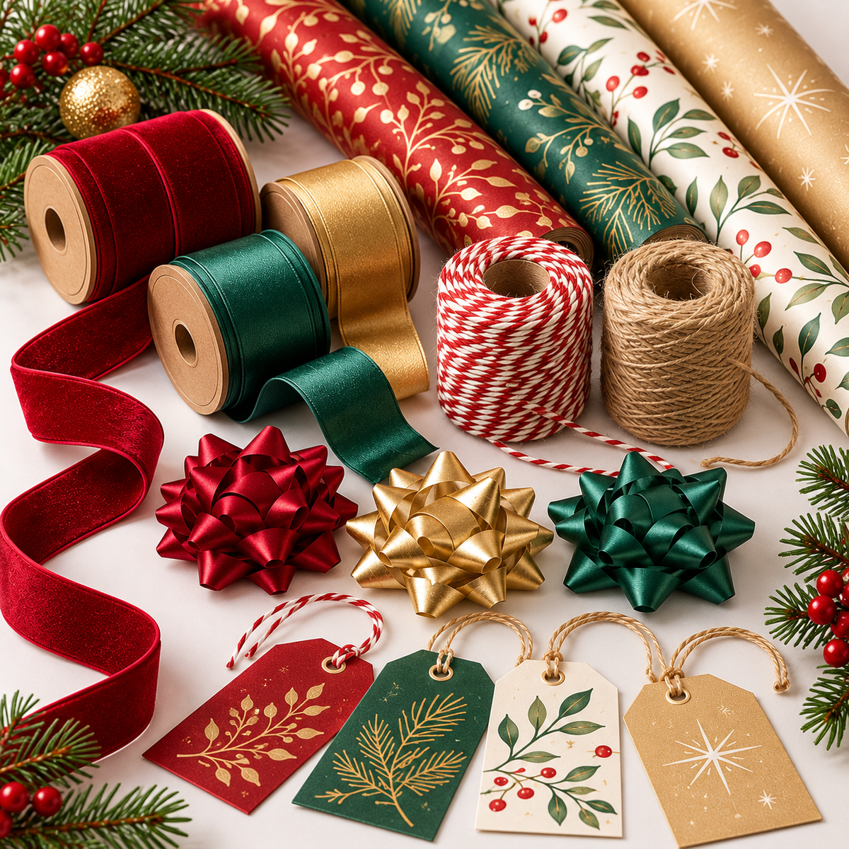 Christmas Gift Wrapping Kit