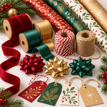 Christmas Gift Wrapping Kit