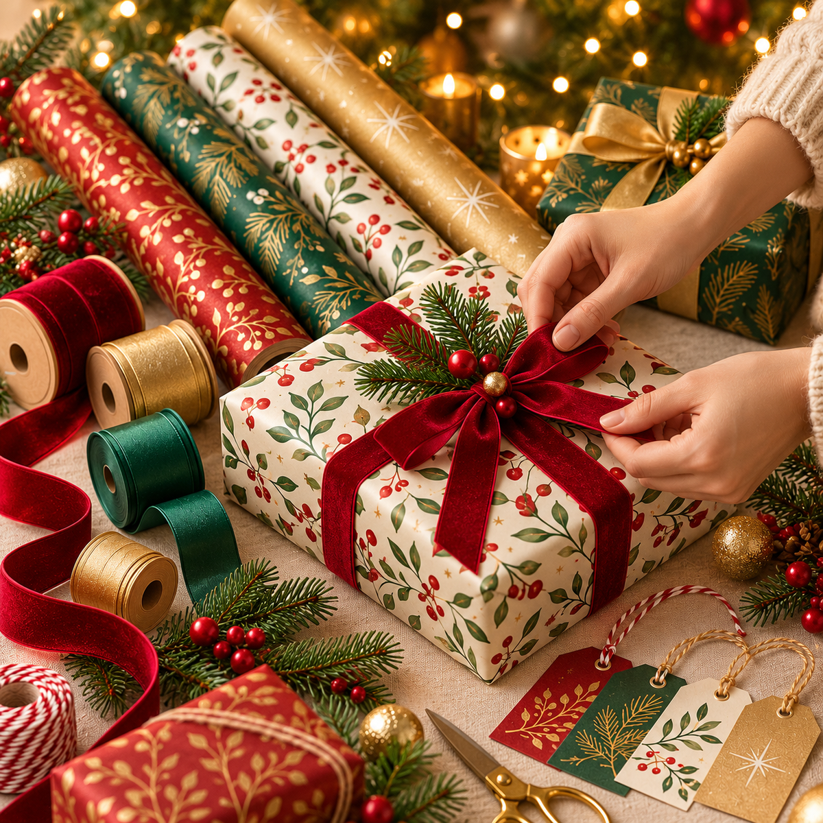 Christmas Gift Wrapping Kit
