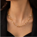 Diamond Accent Link Necklace