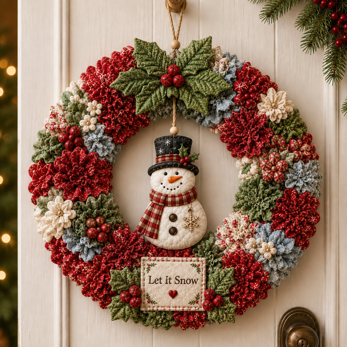 3D Fabric Poke Wreath DIY Kit - product view 18